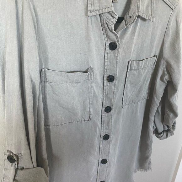 Thread And Supply Women's Long Sleeve Button Up Soft Shirt, Size Small - Picture 4 of 5